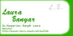 laura banyar business card